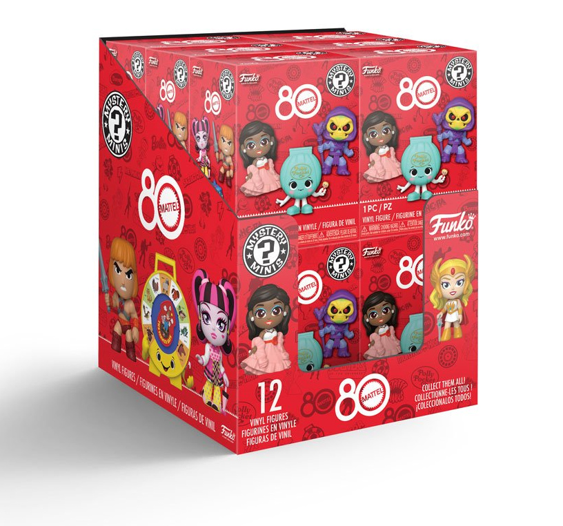 Mattel Mini-Figures 80 Years Mystery Minis with He-Man, Barbie, Polly Pocket and View-Master