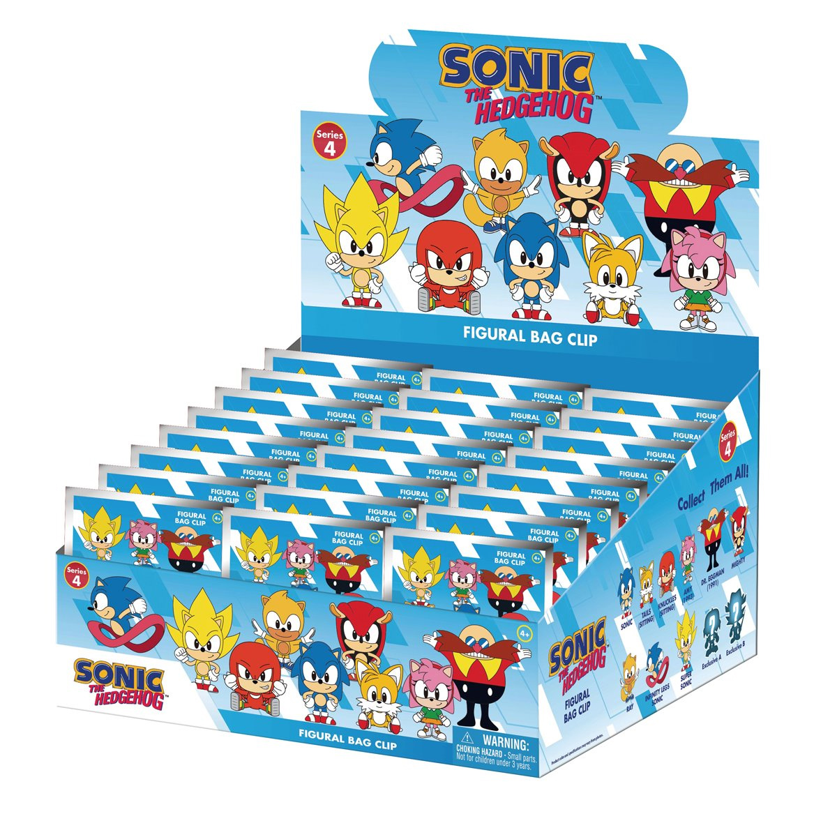 Keychains Sonic The Hedgehog Sega 3D Figural Bag Clips (Vol 4)