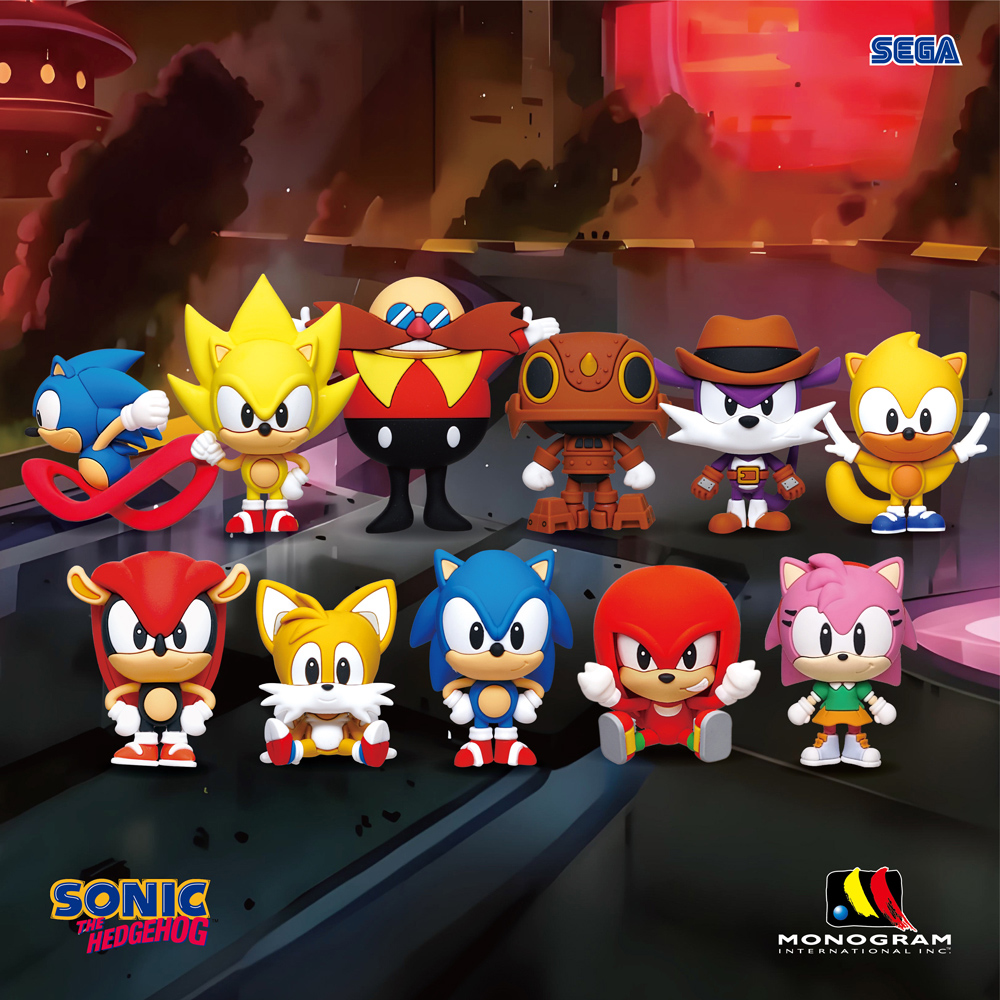 Keychains Sonic The Hedgehog Sega 3D Figural Bag Clips (Vol 4)
