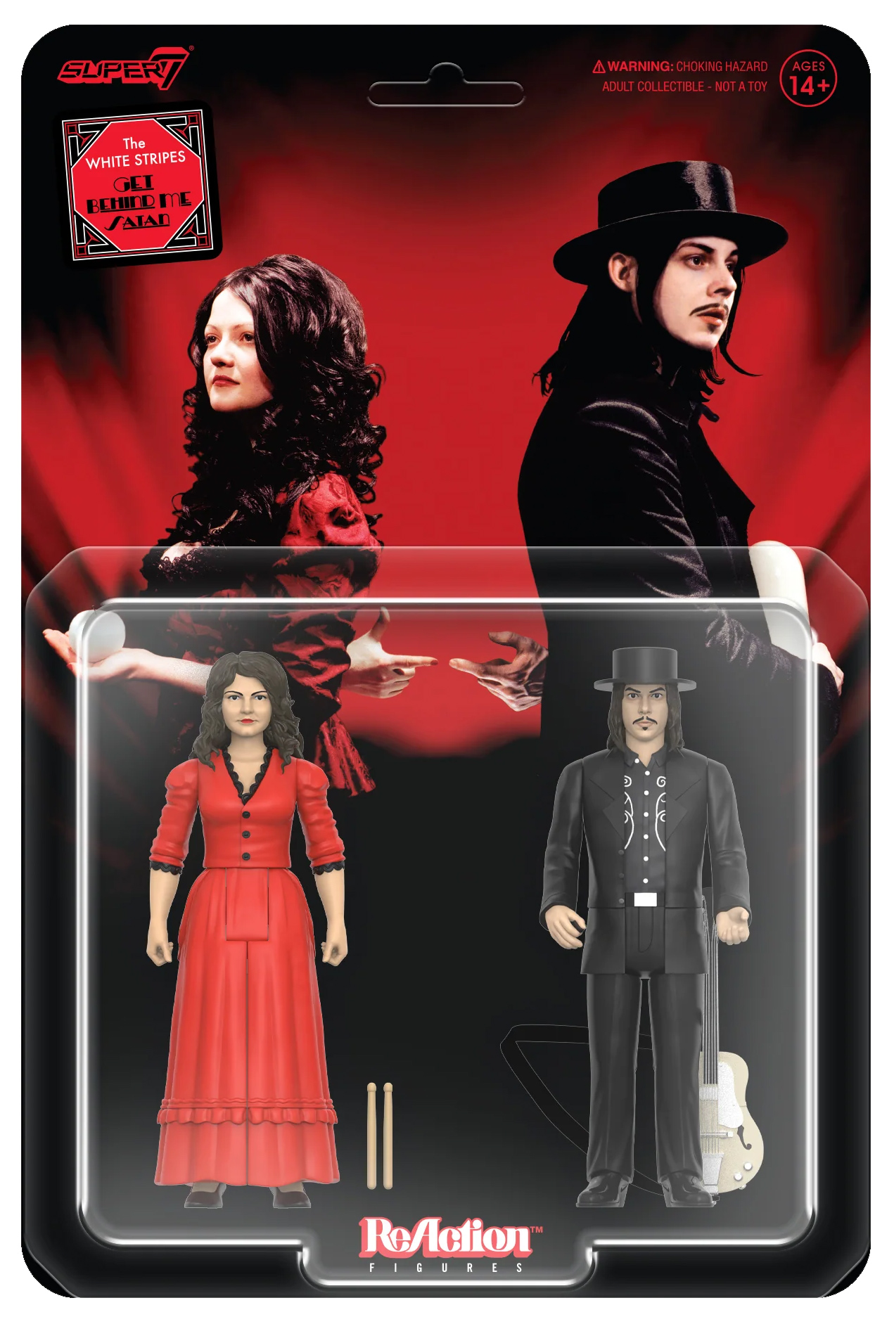 Action Figures The White Stripes “Get Behind Me Satan” ReAction