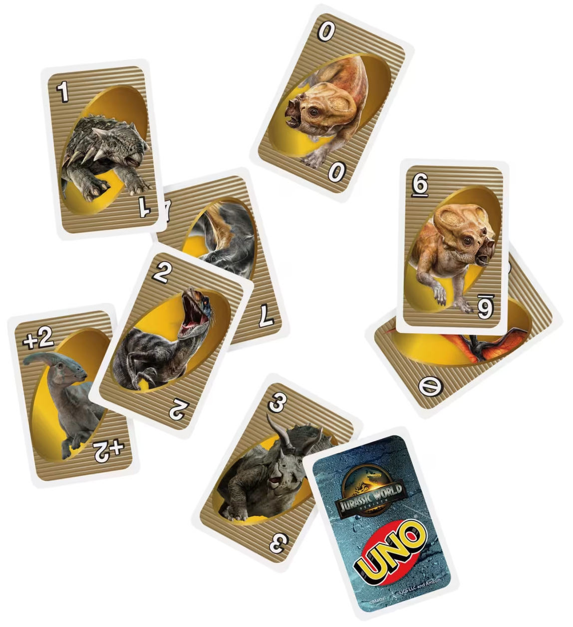 Uno jurassic world card game: restart