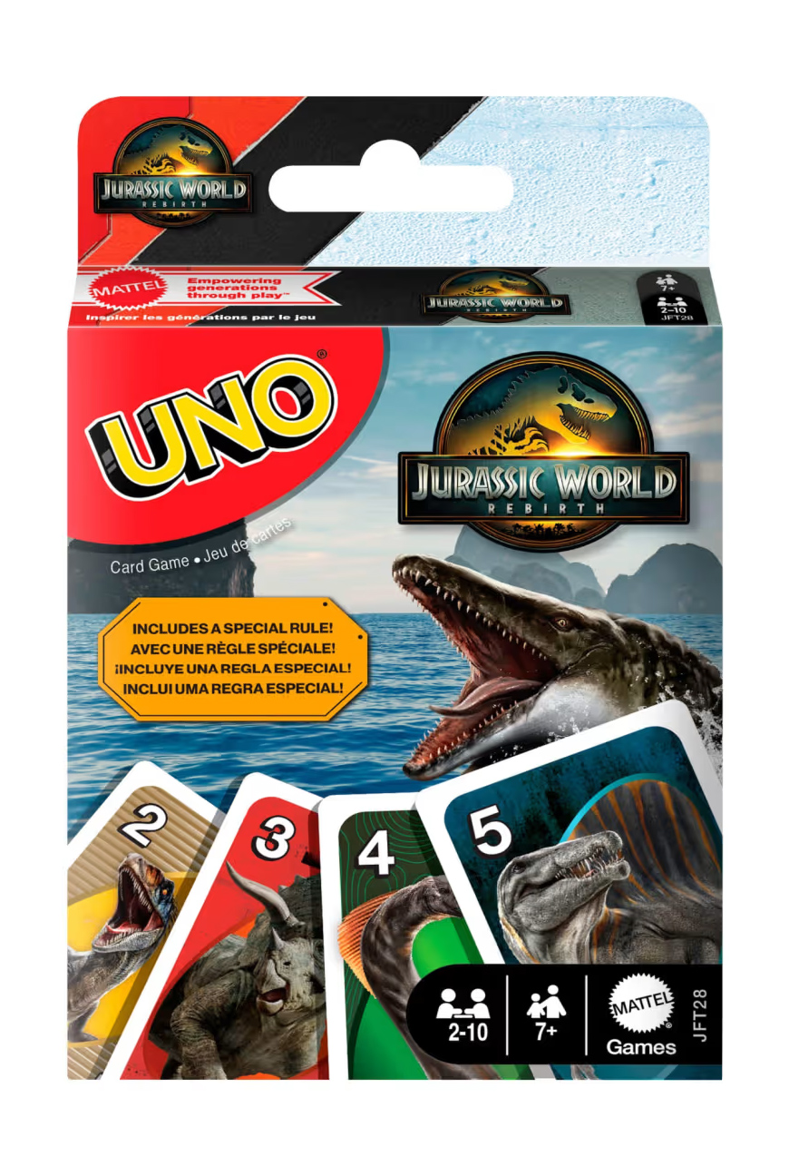 Uno jurassic world card game: restart