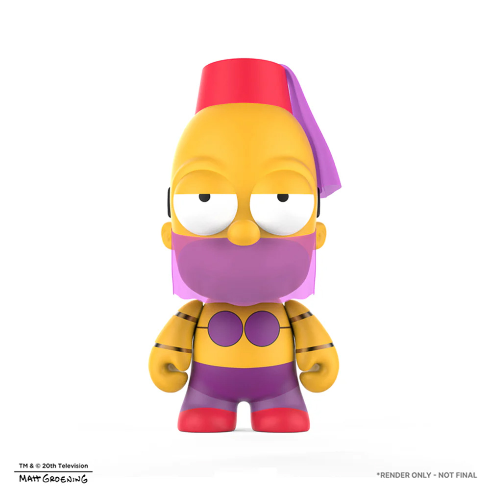 Mini-Figures as MUITAS FACES OF HOMER SIMPSON (Kidrobot Blind-Box)