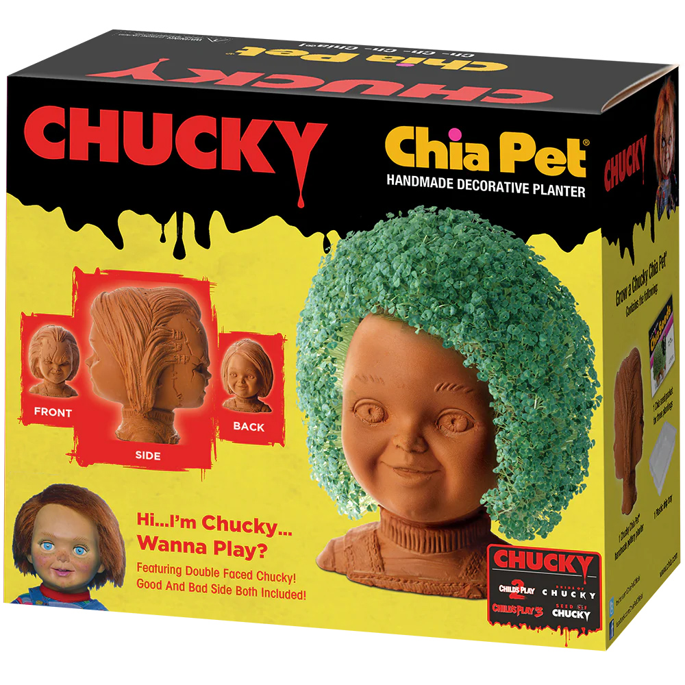 Chucky, the killer toy chia pet