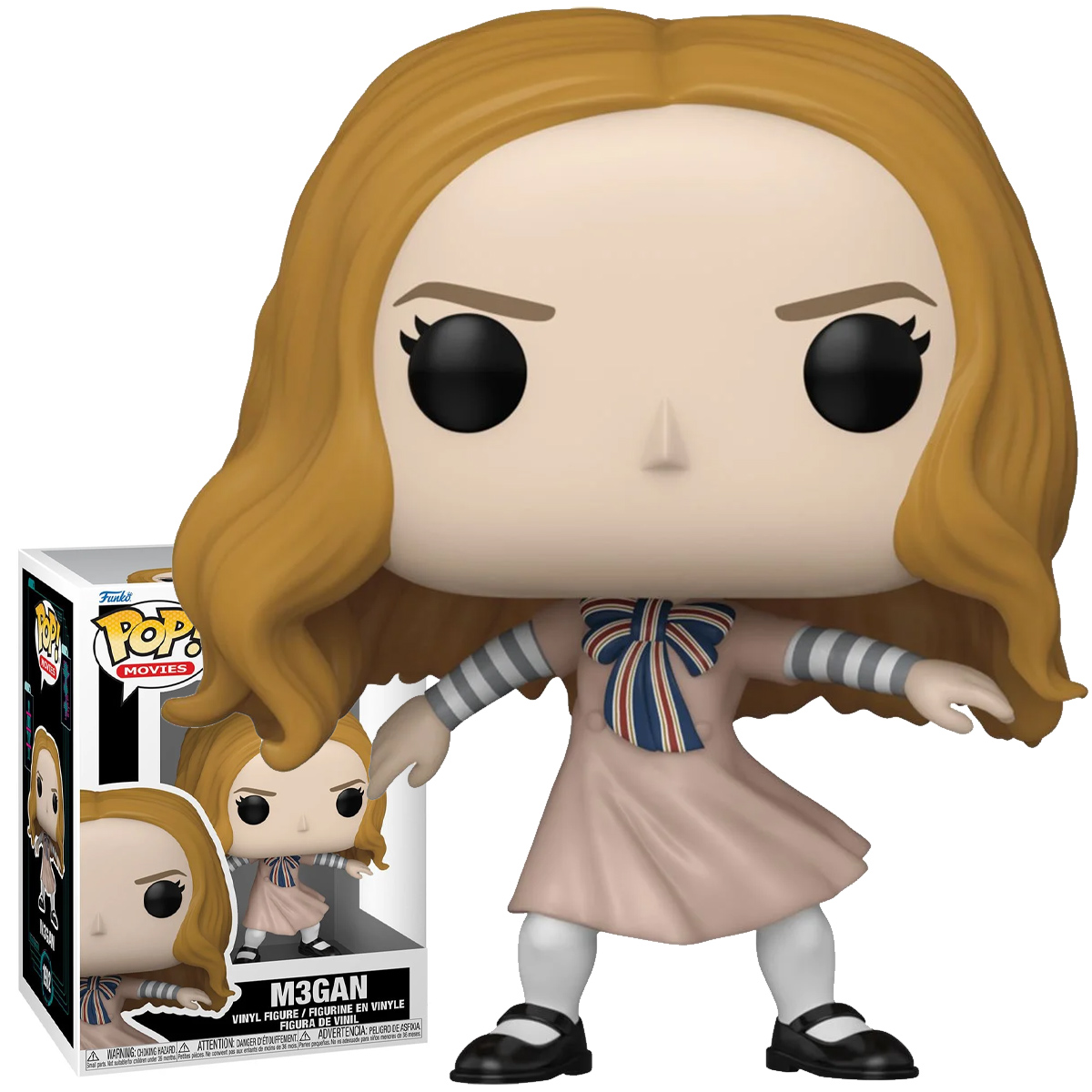 Pop dolls! M3gan: cyberpunk, dancing and robotic head