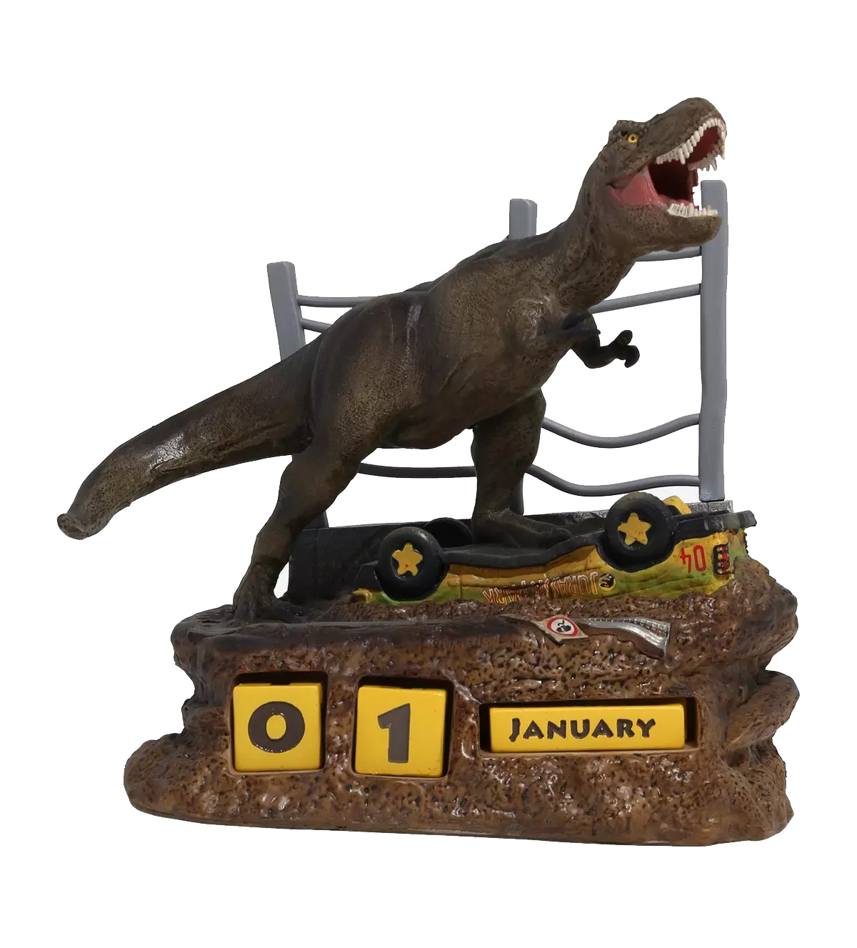 Perpetual Calendar Jurassic Park: T-Rex escape