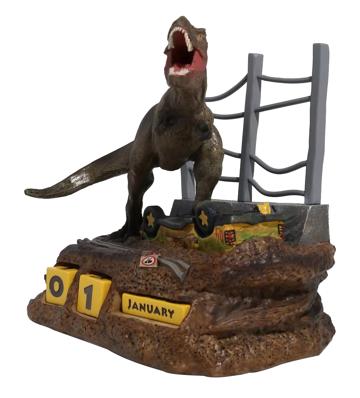 Perpetual Calendar Jurassic Park: T-Rex escape