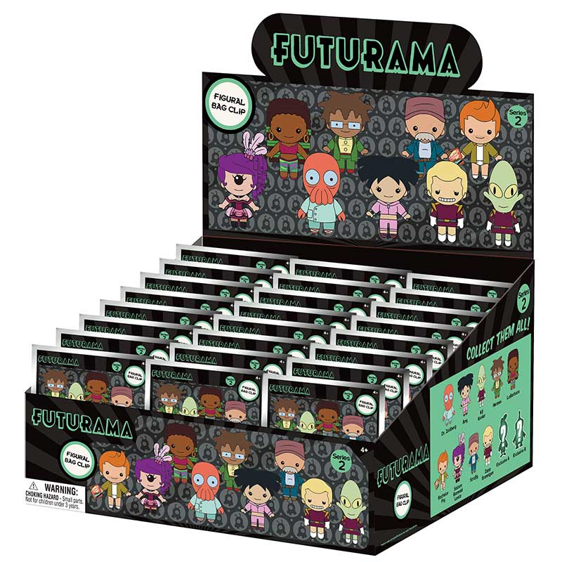 Futurama Series 2 3D Keychains Figure Bag clips