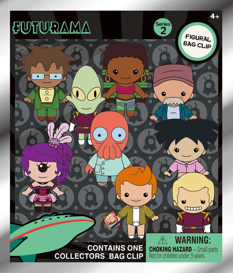 Futurama Series 2 3D Keychains Figure Bag clips