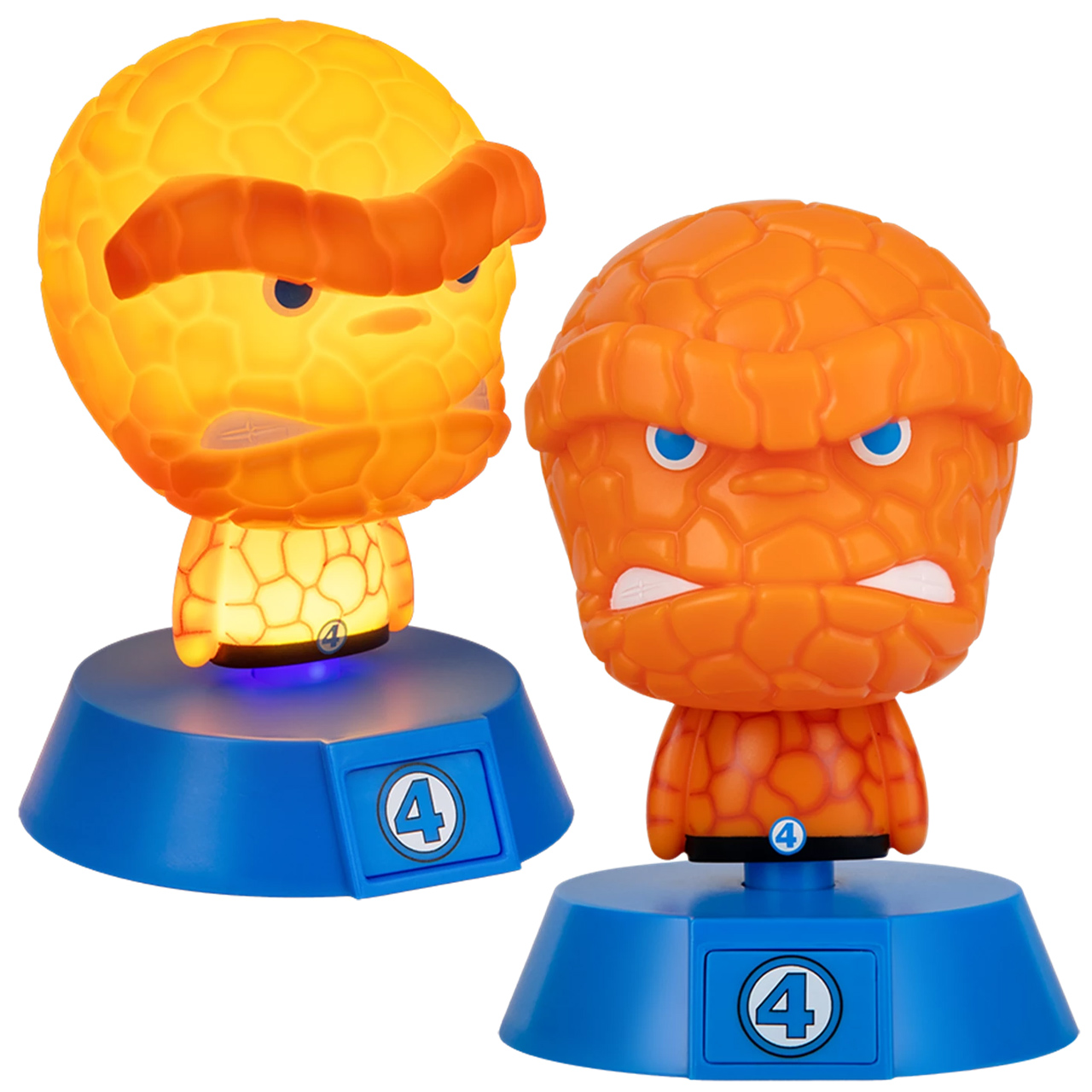 Fantastic Four Luminaires with Human Torch and Thing Icon Lights