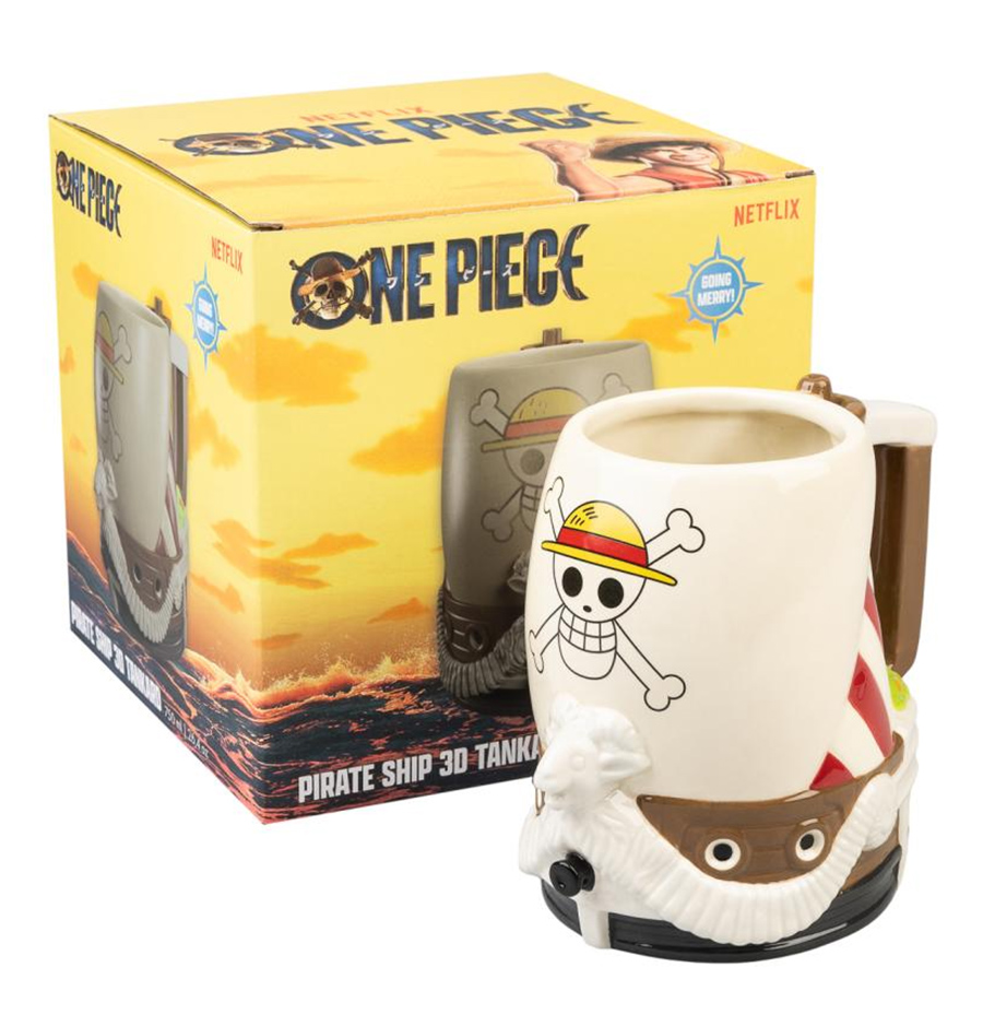 Tankard Mug Pirate Ship Going Merry 3D of the One Piece series