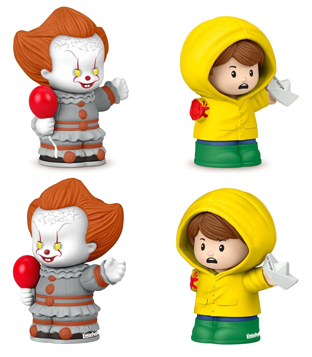 Bonequinhos IT Little People Collector: Pennywise e Georgie (Stephen King)
