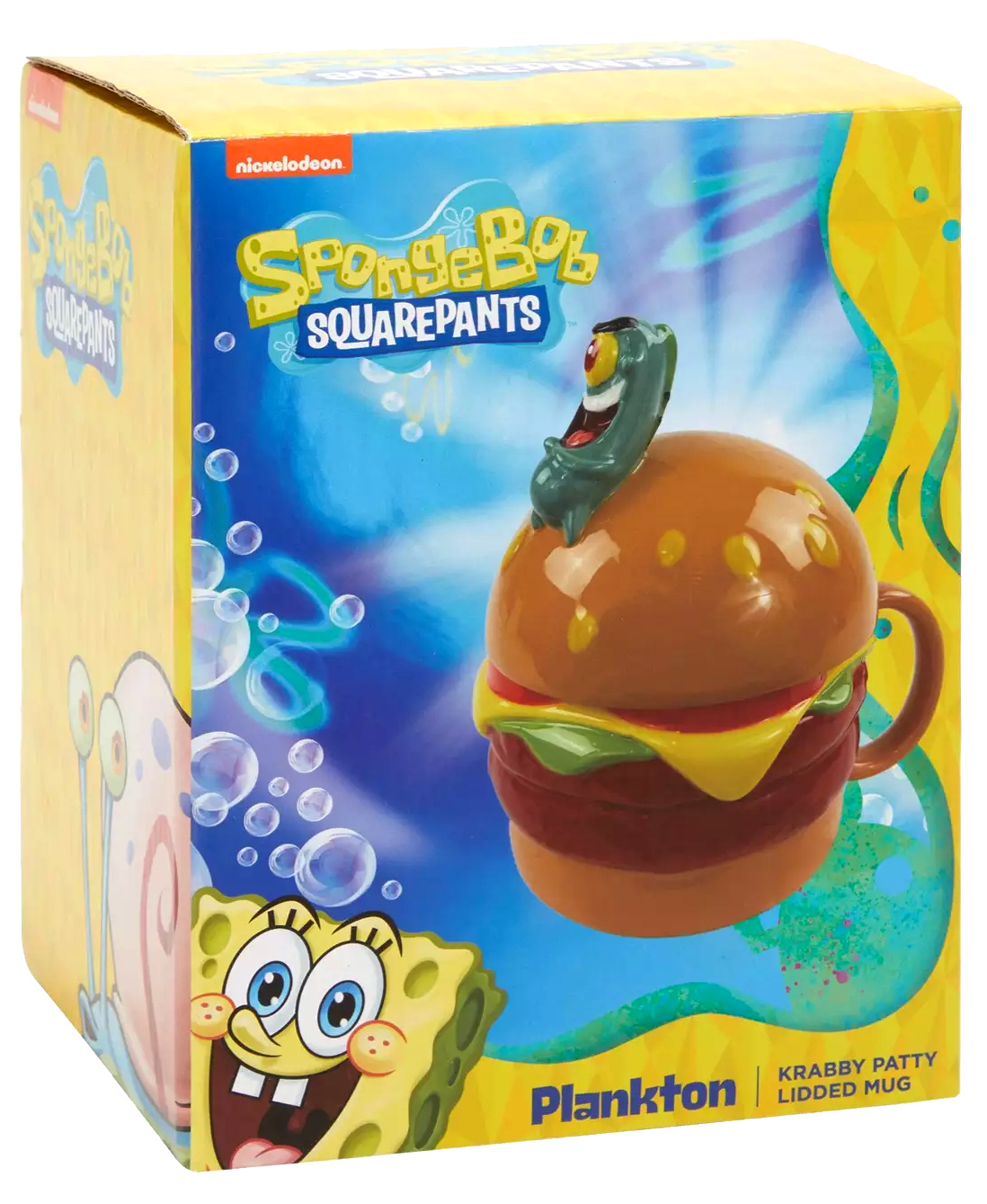 Siri Hamburger Mug (Krabby Patty) from Siriguejo Cascudo restaurant with Plankton