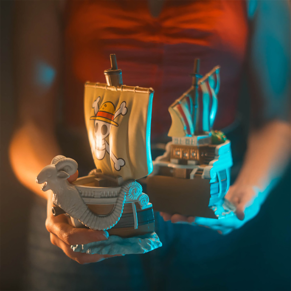 Book Support Pirate Ship Going Merry Bookends from the One Piece series