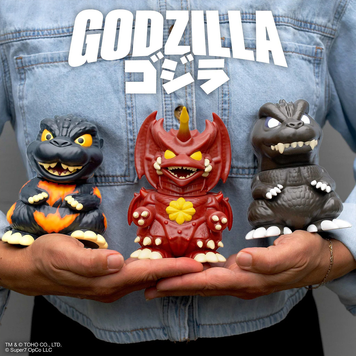 Bonecos Toho FUN! FUN! com Godzilla