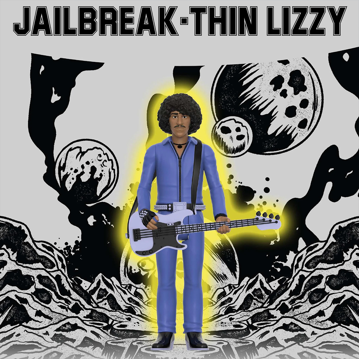 Action Figure Phil Lyntt ReAction “Jailbreak” to Banda Irlandsa Thin Lizzy
