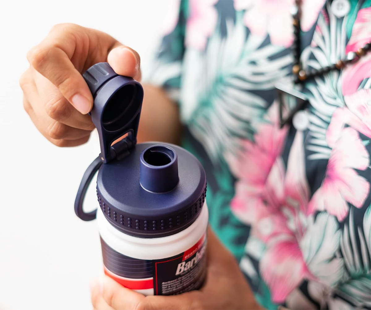 Thermal bottle of shaving cream “Barbasol Cryogenics Canister” by Jurassic Park