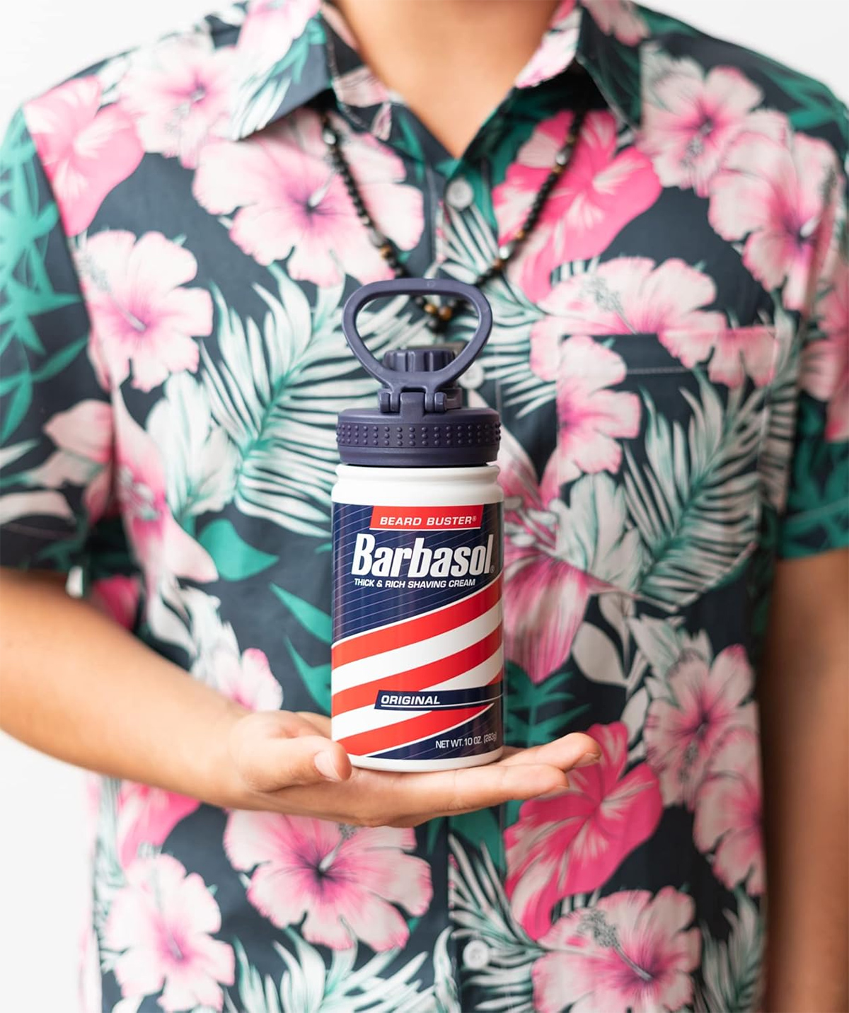 Thermal bottle of shaving cream “Barbasol Cryogenics Canister” by Jurassic Park