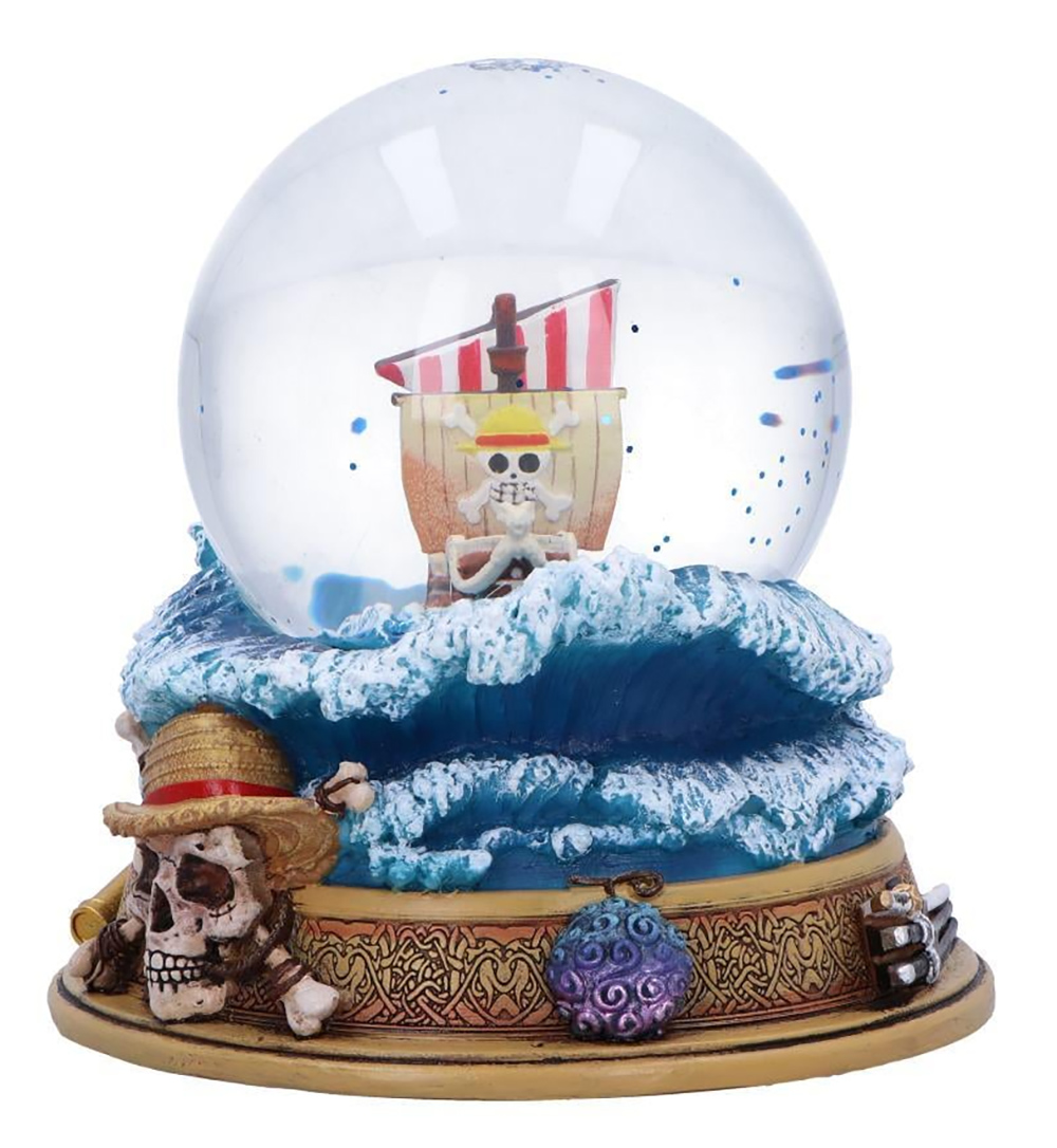 Snow Globe Pirate Ship Going Merry de One Piece