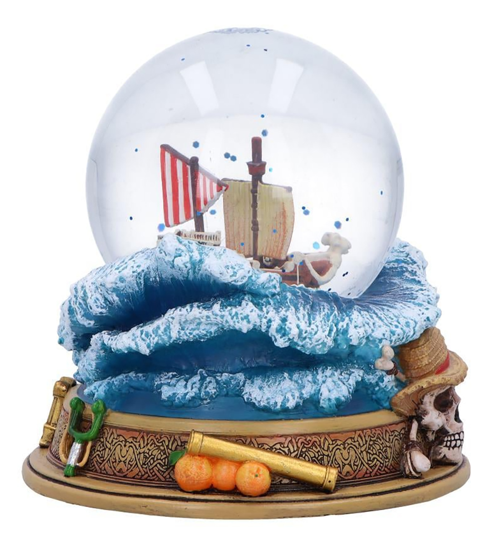 Snow Globe Pirate Ship Going Merry de One Piece