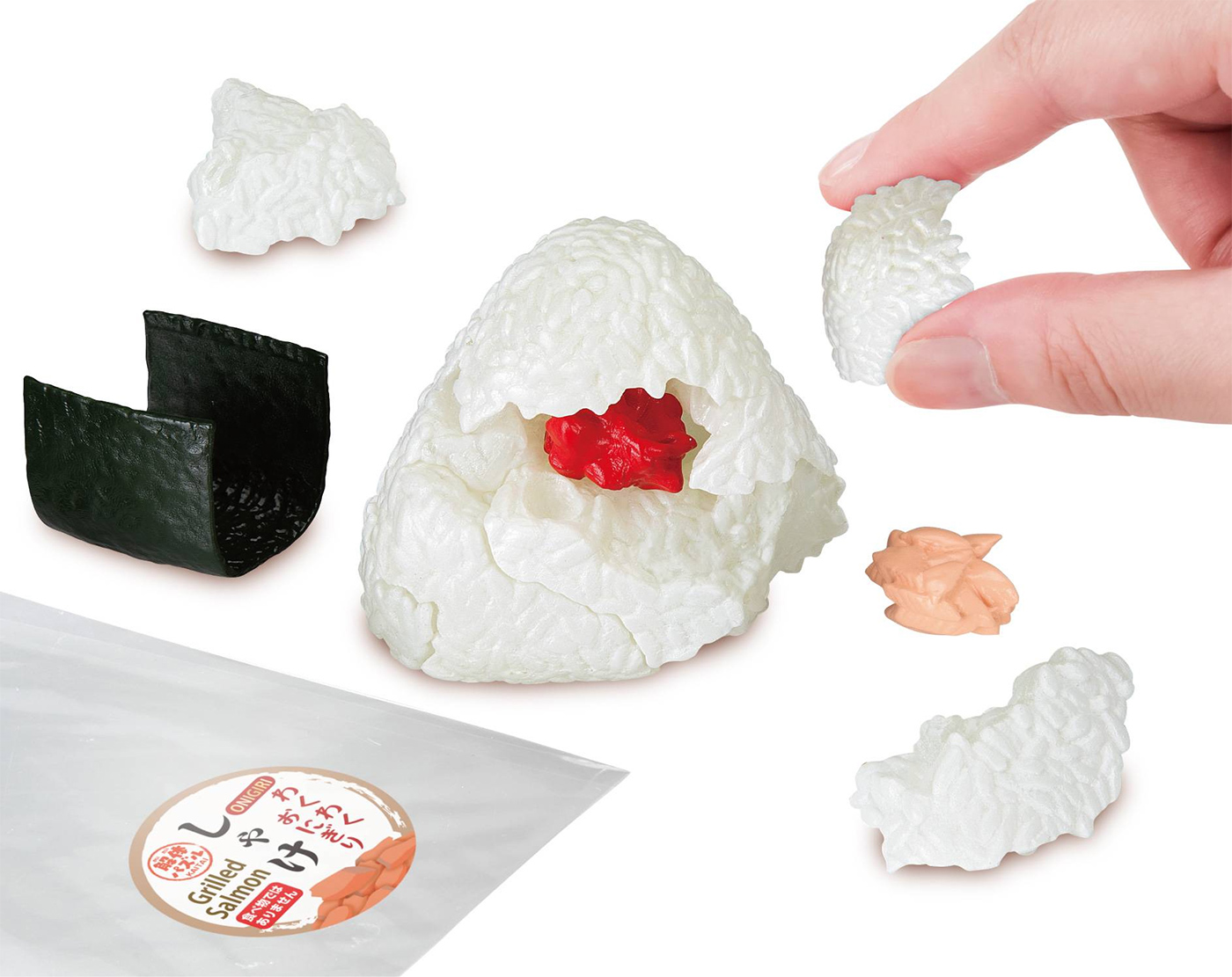 3D puzzle Kaitai Puzzle: Shrimp Tempur and Onigiri Rice Dumpling