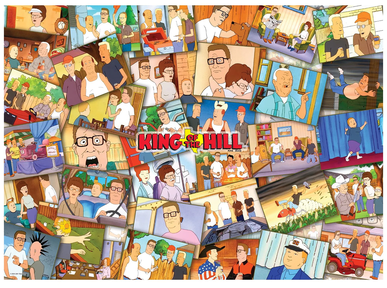 Animated series puzzle The King of the Hill (King of the Hill) with 1,000 pieces