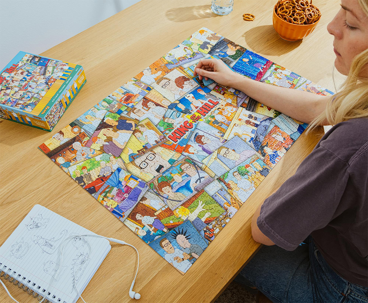 Animated series puzzle The King of the Hill (King of the Hill) with 1,000 pieces