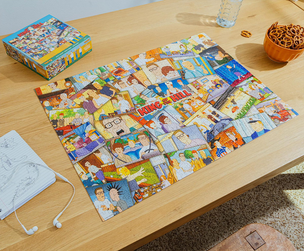 Animated series puzzle The King of the Hill (King of the Hill) with 1,000 pieces