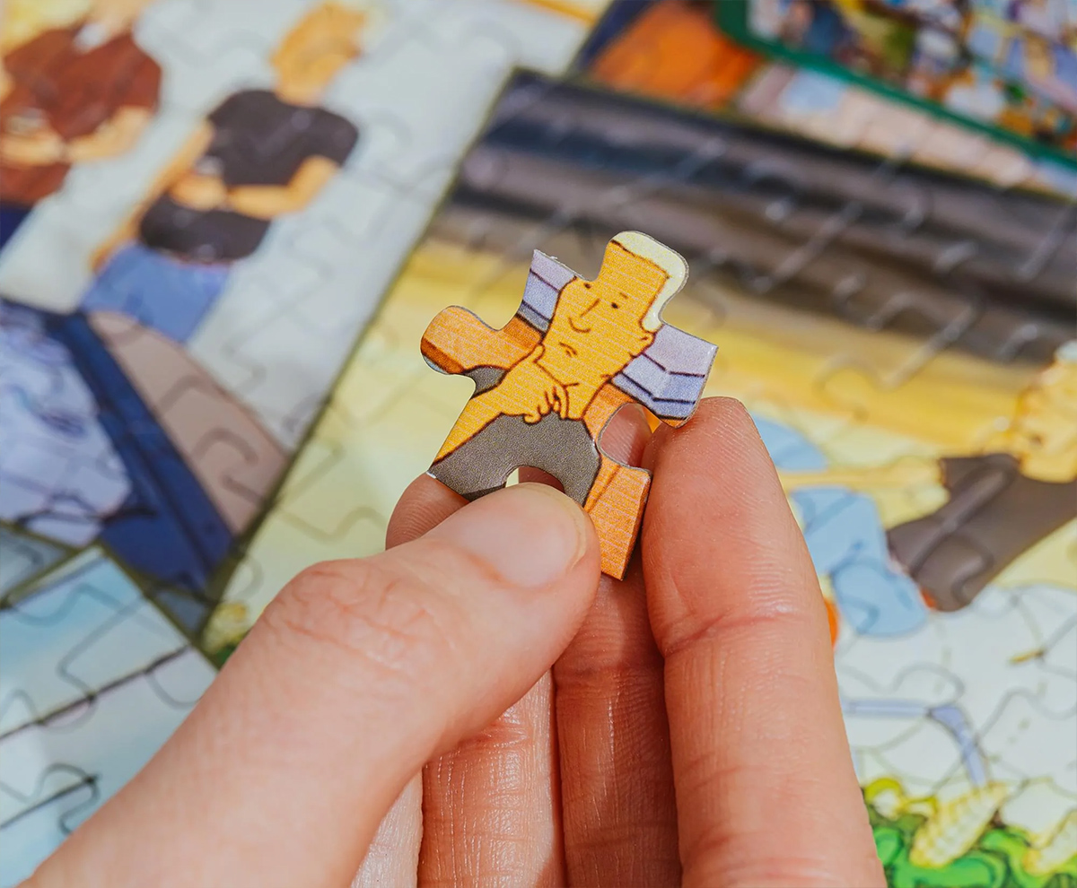 Animated series puzzle The King of the Hill (King of the Hill) with 1,000 pieces