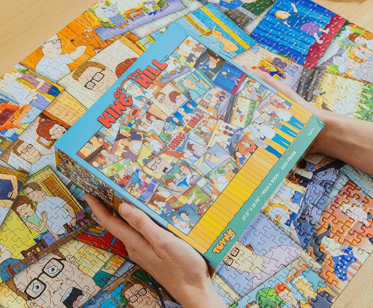 Animated series puzzle The King of the Hill (King of the Hill) with 1,000 pieces