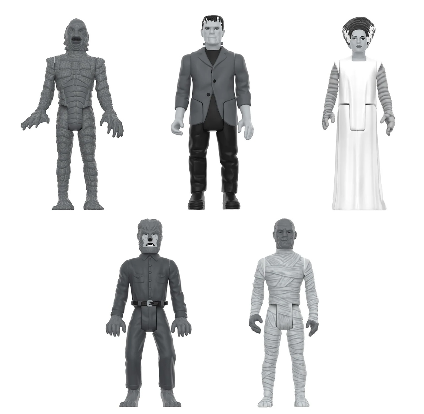 Action Figures Reaction Blind-Box: Universal Black and White Monsters