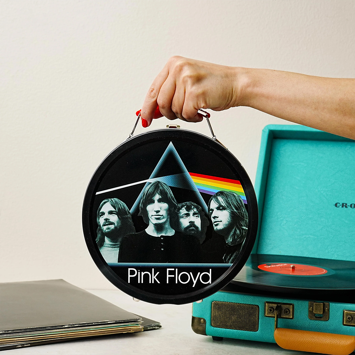 Lancheira Bumbo “Drum Shaped” Pink Floyd “Dark Side Of The Moon”