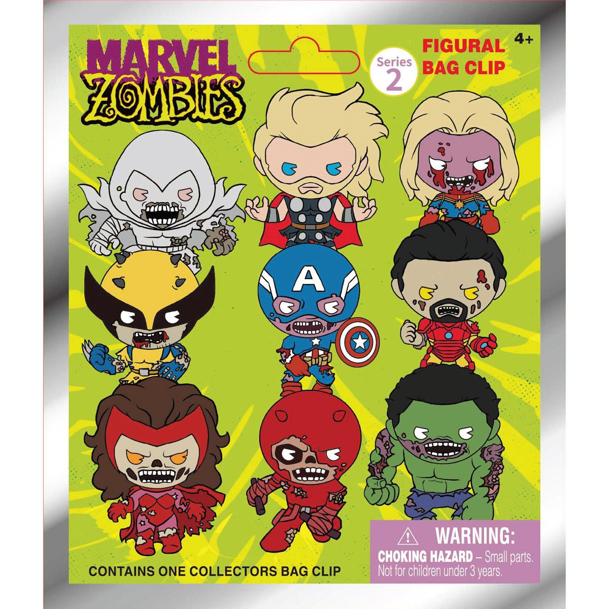 Keychains Zombies from the Marvel Zombies miniseries 3D Figure Bag clips (blind-bag)