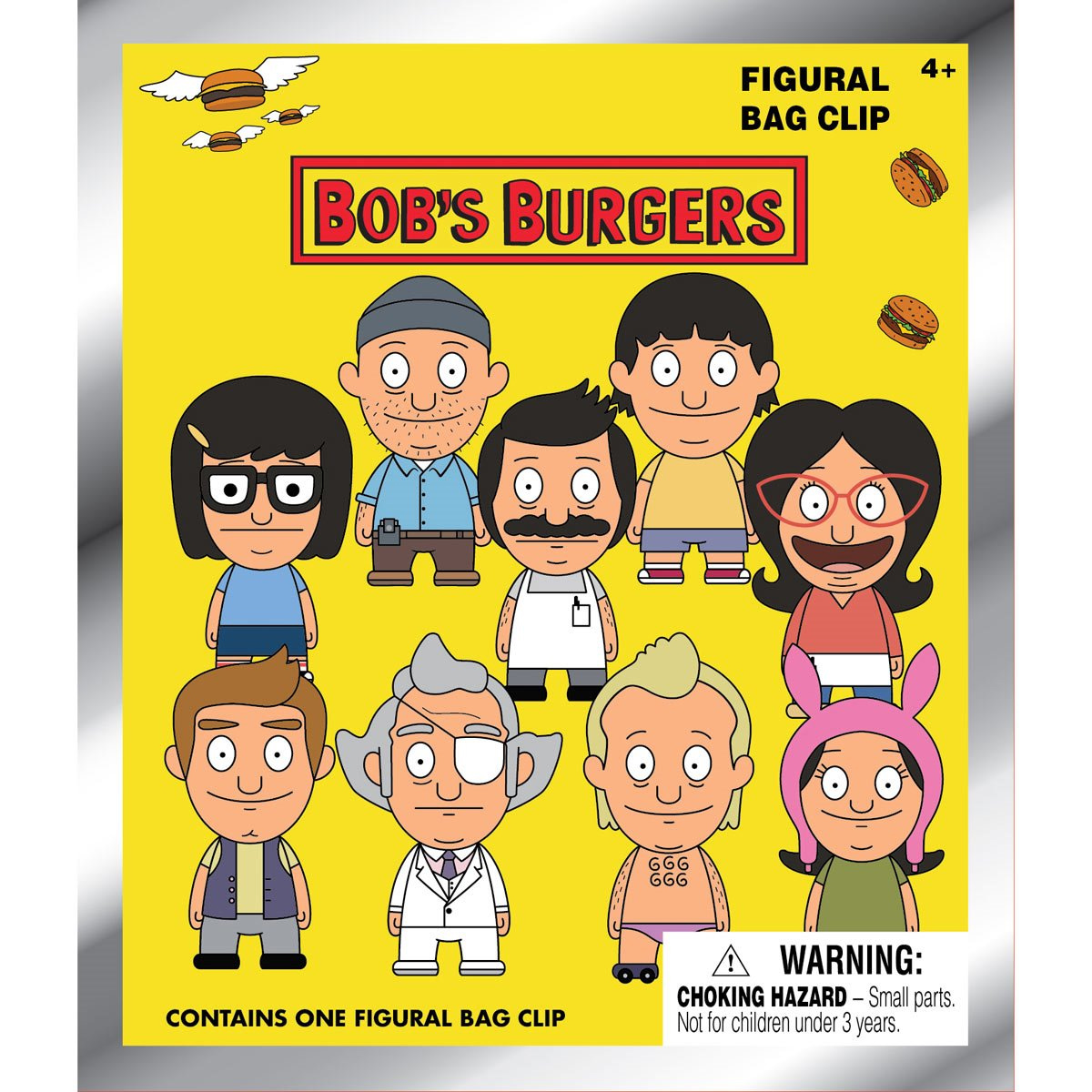 Chaveiros Bob’s Burgers 3D Figural Bag Clips (Blind-Bag)