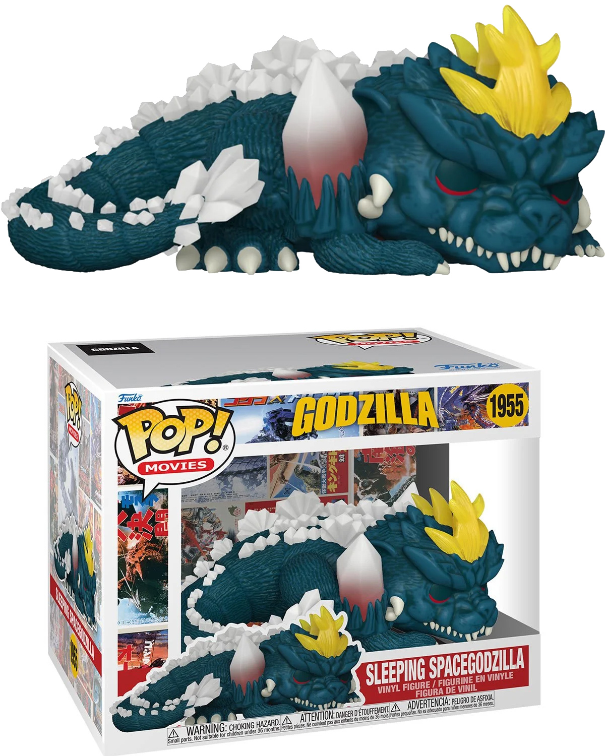 Pop dolls! Godzilla, SpaceGodzilla and King Ghdorah taking a nap